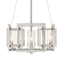 Golden 6068-4P PW - Golden Lighting Marco 4-light Pendant in Pewter
